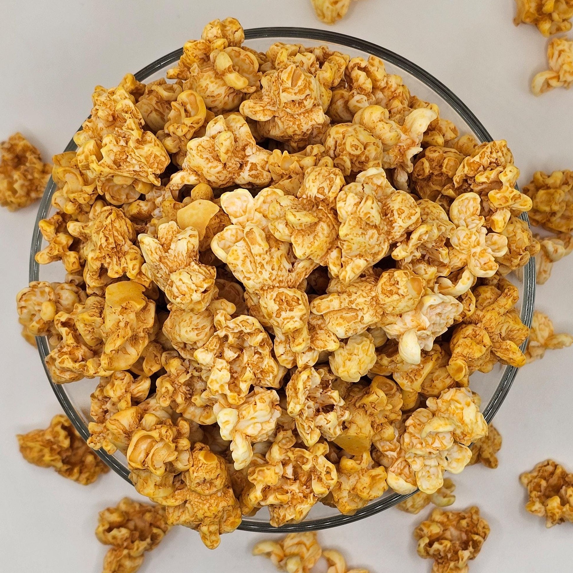 10/30/50 Pcs Caramel Popcorn Realistic Imitation Fake Food Cabochons, Faux Snack Cabochon, #CAB127