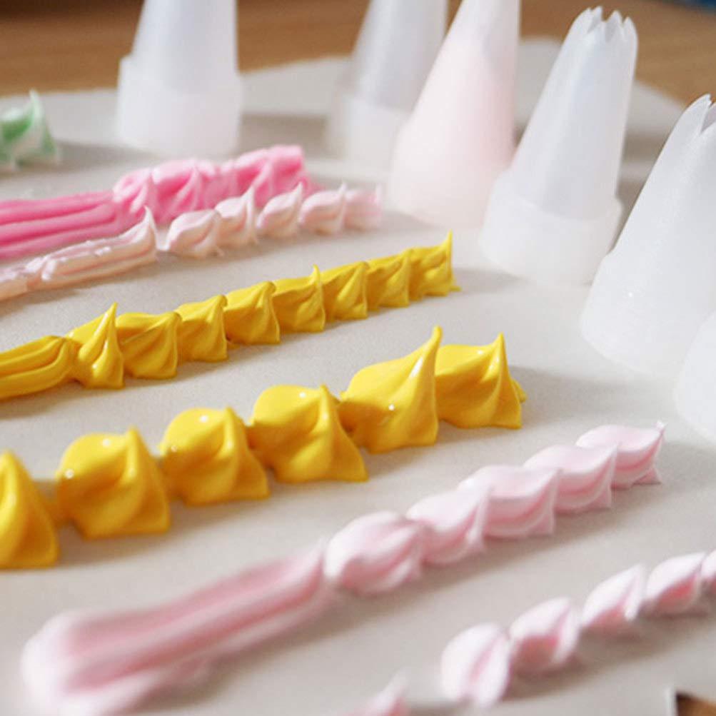 50g Fake Whipped Cream Decoden DIY Silicone Glue Whip Craft Decoration with 2 Frosting Tip
