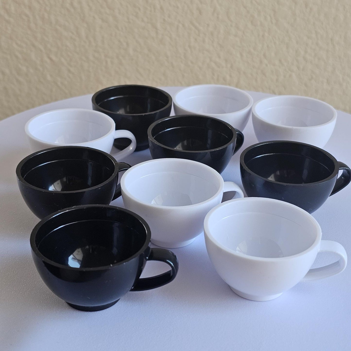 5/10/25 Pcs Plastic Dollhouse Tea Cup Coffee Mugs