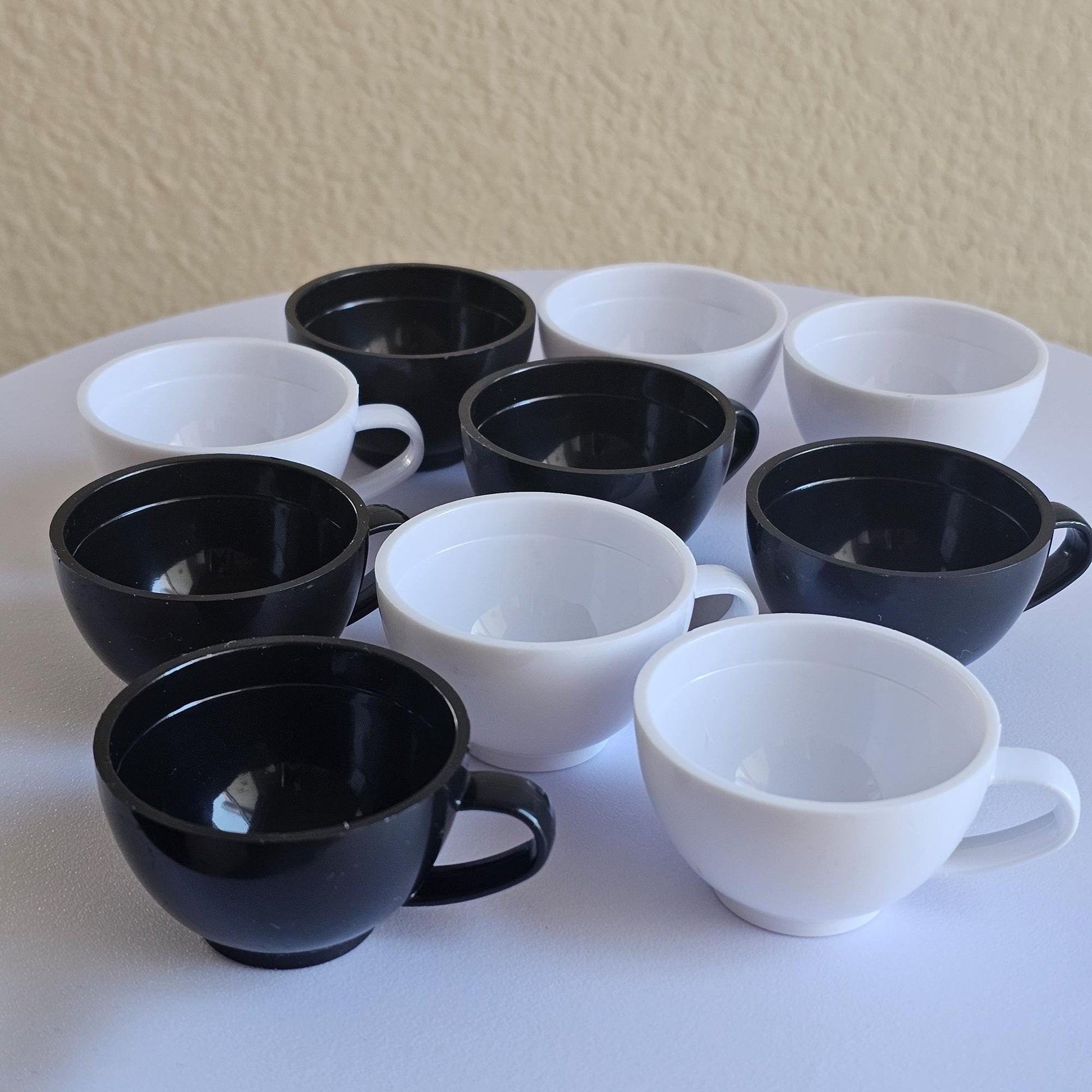 5/10/25 Pcs Plastic Dollhouse Tea Cup Coffee Mugs