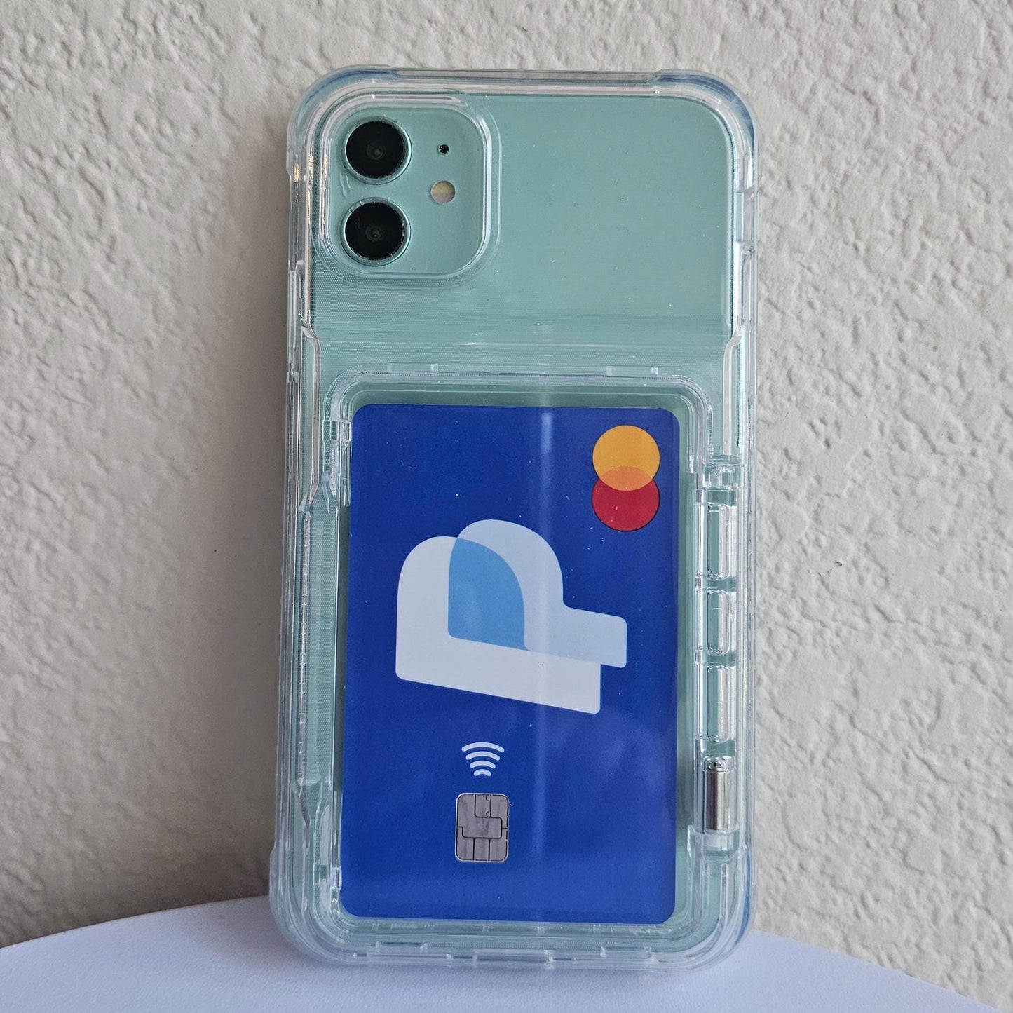 Clear Transparent Photocard Holder Flip Open Cardholder Phone Case iPhone 11/12/13/14/15/16/16e Plus Pro Max