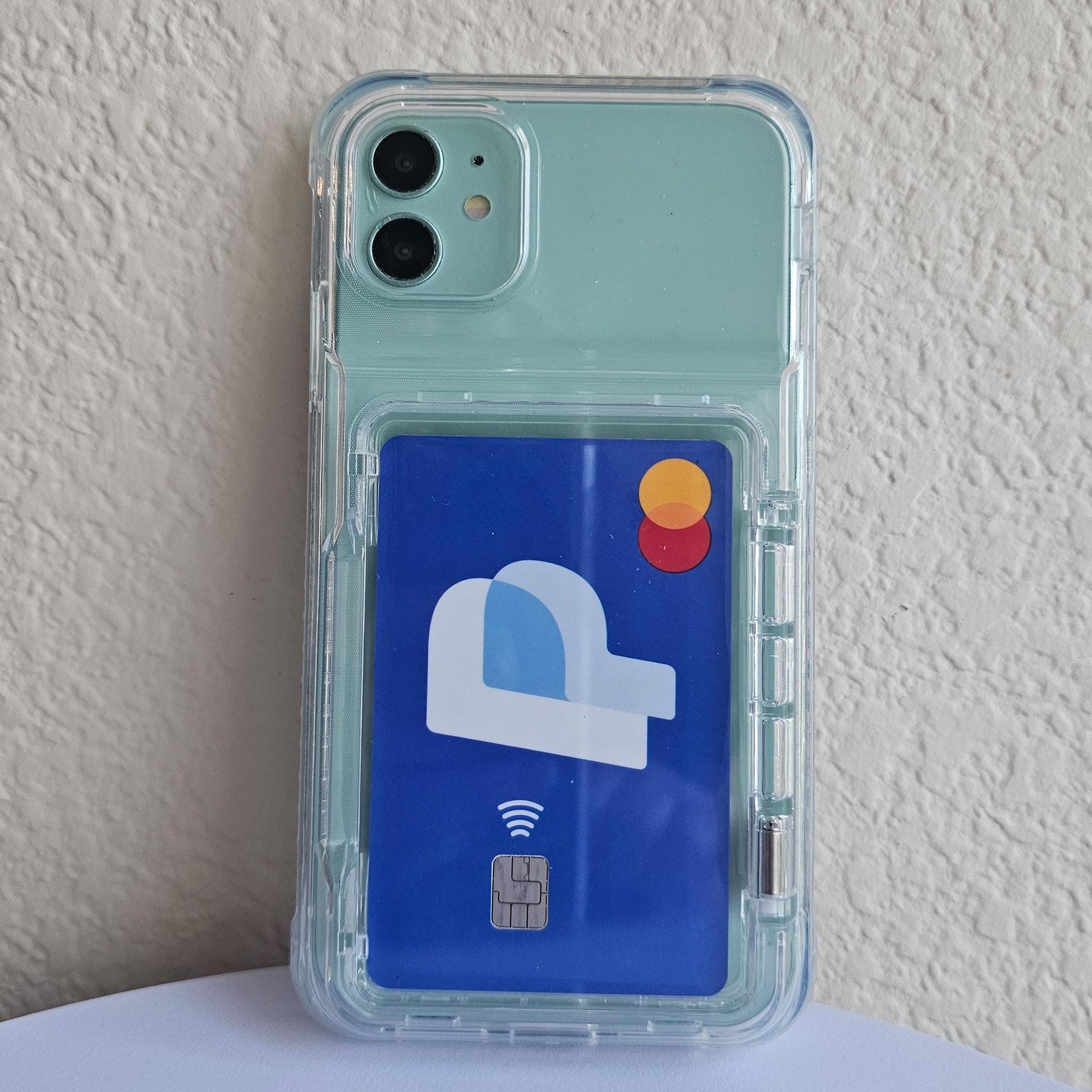 Clear Transparent Photocard Holder Flip Open Cardholder Phone Case iPhone 11/12/13/14/15/16/16e Plus Pro Max