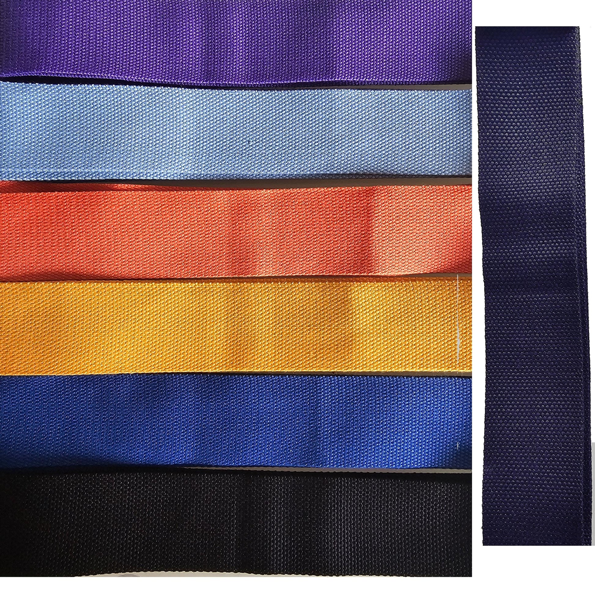 Adjustable Cotton Canvas Crossbody Bag Strap Handbag Purse Shoulder Strap with Stainless Steel Wire Cable Hardware Attachment