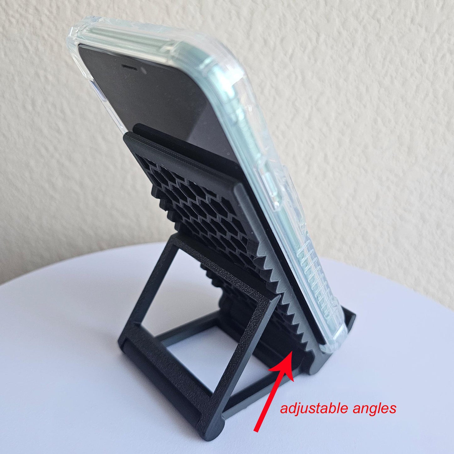 3D Print Honeycomb Adjustable Phone Stand Foldable Phone Stand