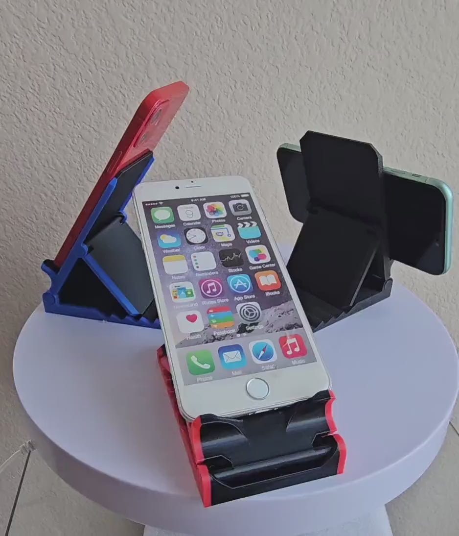3D Print Adjustable Phone Stand Foldable Phone Stand